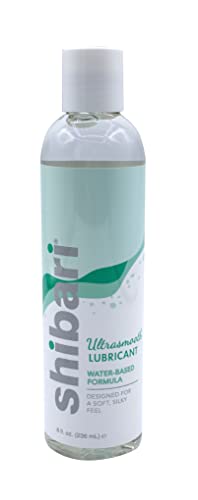 Shibari Ultrasmooth Water-Based Premium Personal Lubricant (Ultrasmooth, 8 Fl Oz)
