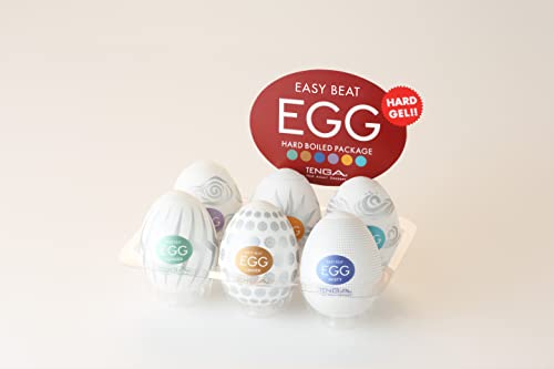 6 Pack Easy Beat EGG Portable Male Masturbator Variety Pack
