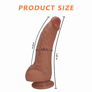 Sex Toy for Women 7 Inch Realistic Silicone Dildo