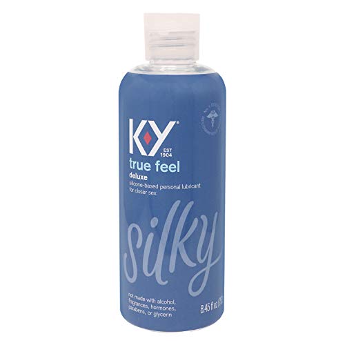 K-Y True Feel Deluxe Silicone Personal Lubricant for Sex Safe to Use with Natural Rubber Latex Condoms