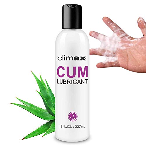 CLIMAX Water Based Cum Lube Unscented White Natural Lubricant - 8 fl.oz