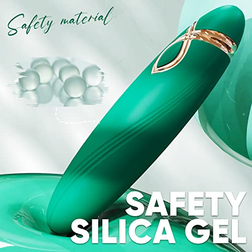 Small Bullet Vibrator for Women, Precise Vagina Clitoris Nipples Stimulation with 10 Modes, Full Silicone Vibrating Finger Massager for G Spot Nipple, Waterproof Adult Sex Toy for Women or Couples