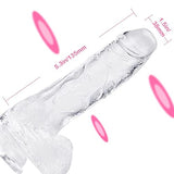 7.3 inch Soft Realistic Dildo, Human Safety Material,