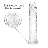 7.8 Inch Suction Dildo, Body-Safe Material Lifelike Beginners Sex Toys