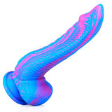 9 Inches Huge Realistic Dildo with Suction Cup, Silicone Tentacle