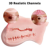 5.5LB Sex Doll Male Masturbator Pocket Pussy Ass Realistic Butt with Vaginal Anal Sex Stroker, Adult Toys Love Dolls Female Torso Hip Sex Toys for Men Sex Pleasure (8.6X7.1X4.7In, Down-Sized)