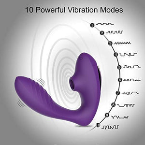 Clitoral Sucking Vibrator G Spot Clit Dildo Vibrators Waterproof - Men Guide Store