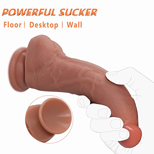 Sex Toy for Women 7 Inch Realistic Silicone Dildo