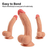 7.7 Inch Realistic Dildo with Moving Foreskin
