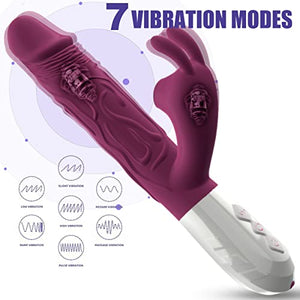 Realistic Rabbit Vibrator Dildo for Women Vaginal Health G Spot Vibrator with Bunny Ears