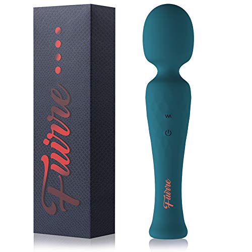 Fuirre Upgraded Silicone Personal Wand Massager-USB Rechargeable for Men and Women