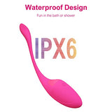 APP Remote Control G-spot Vibrator, Pink Fun Long Distance Bluetooth Wearable Panty Couple Vibrator, Rechargerable Adult Sex Toys More Than 10 Vibrations for Women and Couple, Female Sex Toy for Women