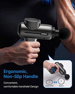 Powerful Portable Massage Gun, Quiet Deep Tissue Mini Workout Gun Massager