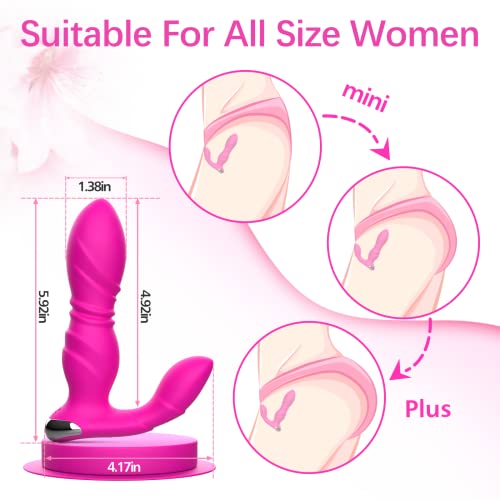Adult Sex Toys for Women Pleasure - Wearable Vibrating Panties with App＆Remote Control Vibrators with 9 Powerful Thrusting Vibrations Sex Toy for Women Couples Sex Products Ultra Quiet in Public Play