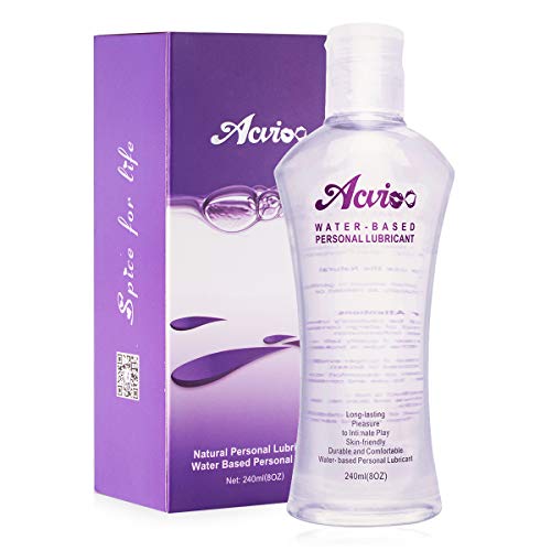 Acvioo Water Based Personal Lubricant, Long Lasting Sex Lube for Men and Women 8oz - Men Guide Store