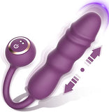 Thrusting Dildo Vibrator Sex Toys - 2 in 1 Adult Toys with 9 Thrusting 10 Vibrating Dildos G Spot Vibrator, Sex Toy for Clitoral Anal Stimulation Adult Sex Toys Games for Women Couples Pleasure