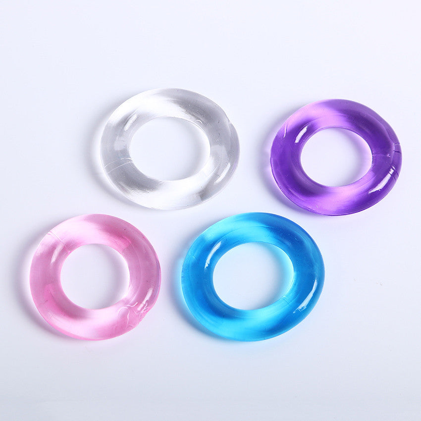 4 pcs Silicone Time Delay Penis Ring Cock Rings - Men Guide Store