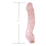 Pink Lust Penis Cock Sheath Sleeve Enhancer Extender Enlarger Natural - Men Guide Store