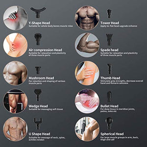 30 Speed Massage Gun Deep Tissue, Handheld Electric Muscle Massager