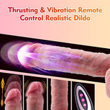 8.7 Inch G-Spot Vibrating Penis Dildos Stimulator Remote Control