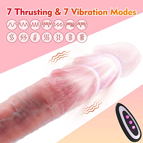 8.7 Inch G-Spot Vibrating Penis Dildos Stimulator Remote Control
