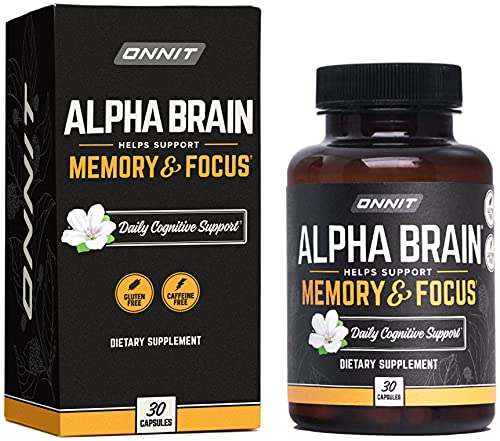 Onnit Alpha Brain Premium Nootropic Brain Supplement