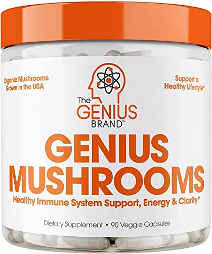 Genius Mushroom Lions Mane, Cordyceps and Reishi