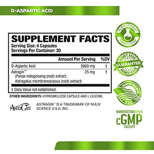 DAA D Aspartic Acid Supplement