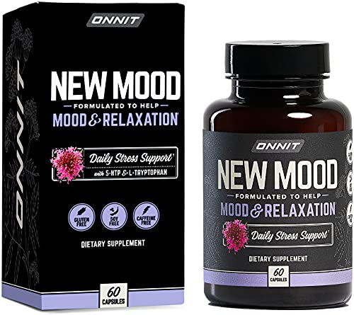 Onnit New Mood - Stress Relief, Sleep and Mood Support Supplement, 60 Count