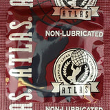 Atlas Non-Lubricated Latex Condoms, 100 Count