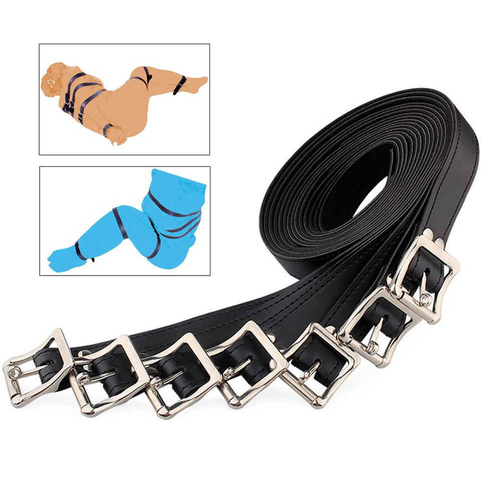 LILER(TM) 7PCS Belts Combination SM Bondage Restraints System - Men Guide Store