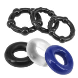 6pcs Super Stretchy Strong Donut Cock Rings - Men Guide Store
