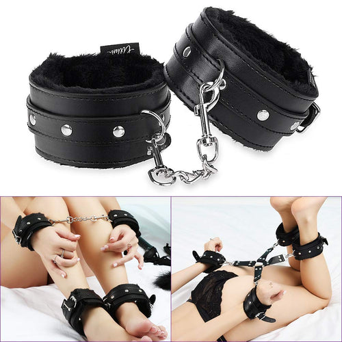 Bed Restraints for SM,Utimi 11 Pcs BDSM Leather Bondage Sets Restraint Kits for Women and Couples - Men Guide Store