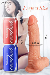 9 Inch Realistic Dildo Body-Safe Material Lifelike Huge Penis