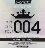 Okamoto 0.04 mm Zero Zero Four Condoms 24 pack - Men Guide Store