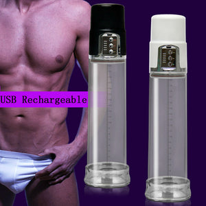 Automatic Penis Pump with USB Rechargeable Extender Enlargement Male - Men Guide Store