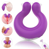 Couple Vibrator G-spot Dildo Massager Cock Ring Adult Sex Toys For Women Men
