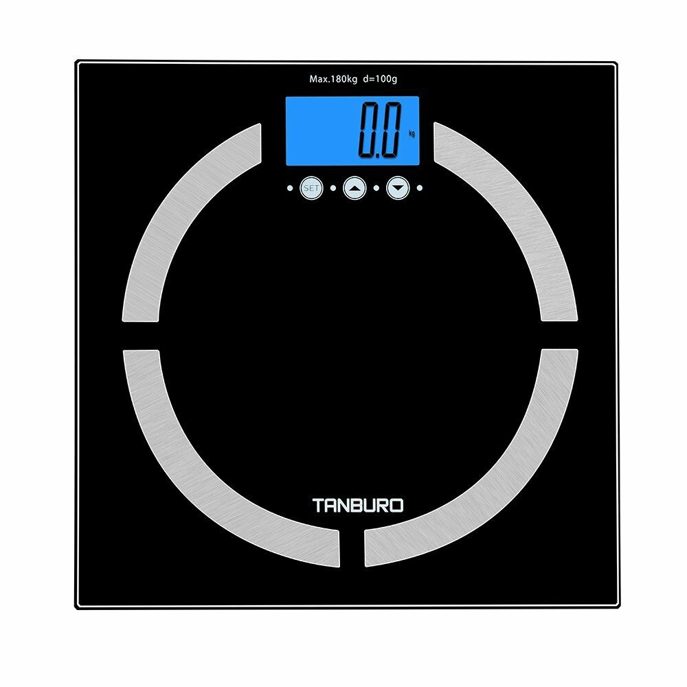 Digital Bathroom Smart Scale Body Weight Fat BMI Bone Calorie Analyzer 400lb - Men Guide Store