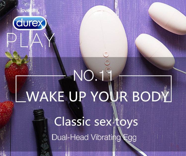 Durex Original Dual Head Powerful Vibrating Egg Speed Adjustable Vibration - Men Guide Store