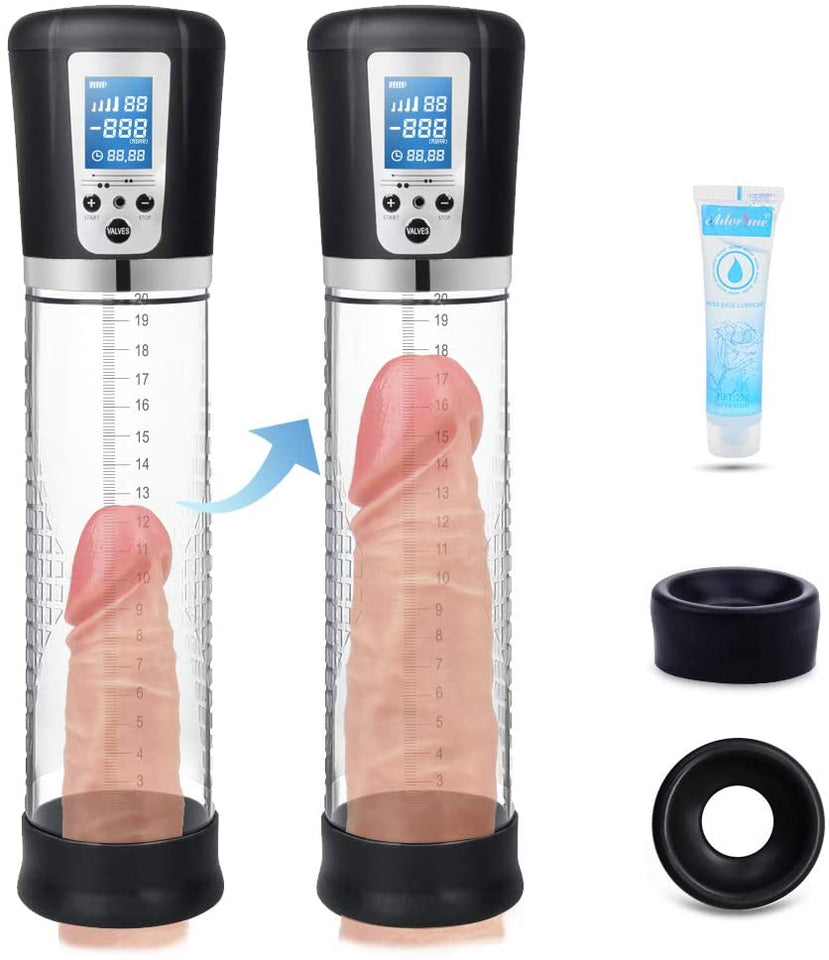 Electric Penis Vacuum Pump with 4 Suction Intensities