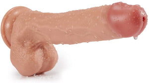 9.5" G-spot Ejaculating Dildo, Realistic Squiring Male Erection Penis