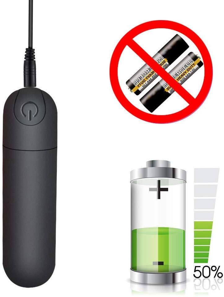 G Spot Bullet Dildo Vibrator Nipple Clitoris Stimulator USB Rechargeable - Men Guide Store