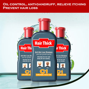 100ml C1 Anti-hair Loss Shampoo with Hair Growth Serum Hair Loss Products Oil Control - Men Guide Store