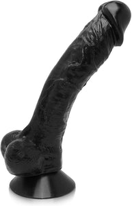 Huge Black 10'' Thick Realistic Dildo with Balls