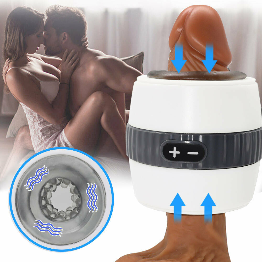 Male Masturbaters Automatic Electric Handsfree Stroker Cup Men Sex Machine Toy