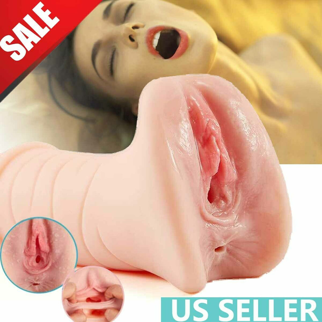 Male Masturbaters Realistic Vagina Anal Pocket Pussy Sex Toys for Men Love Doll