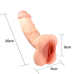 Male Masturbators Cock Penis Soft Dildo Anal Stroker Pussy Sex-Toy - Men Guide Store
