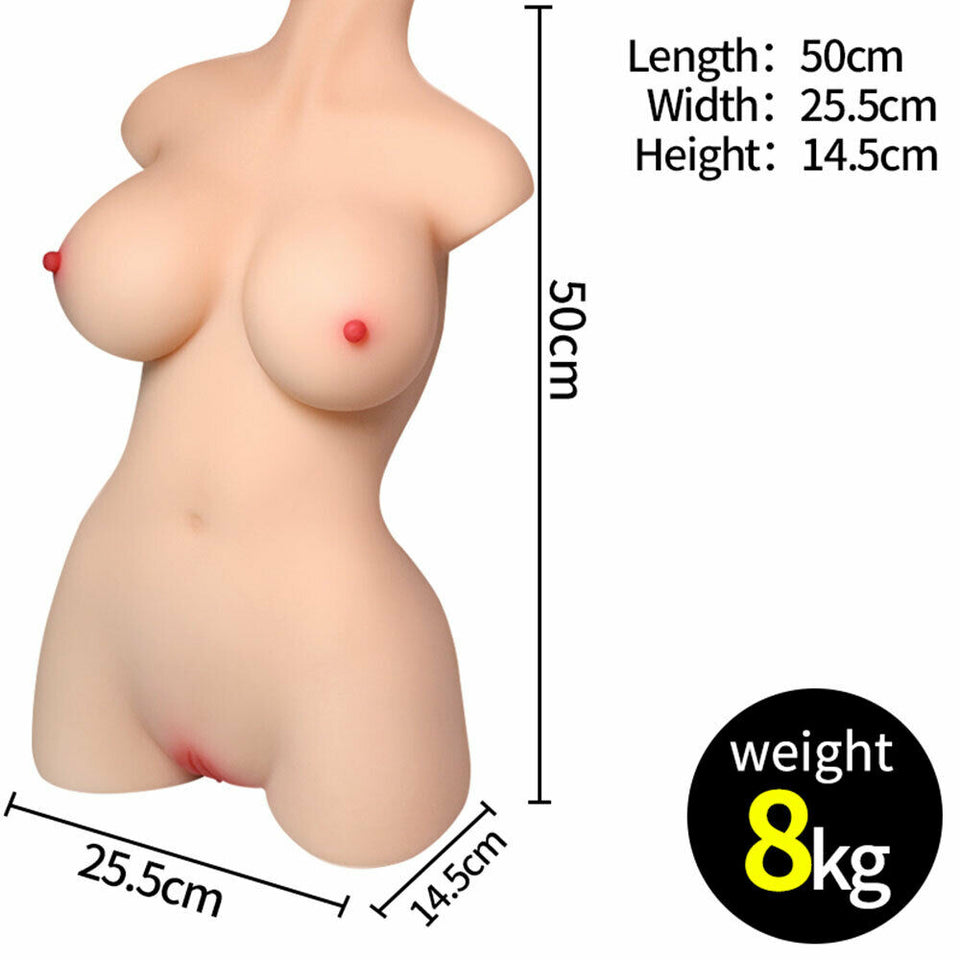 NEW Realistic Huge Boobs Real Soft TPE Poc ket Pussy Doll Adult Doll Love Toy US