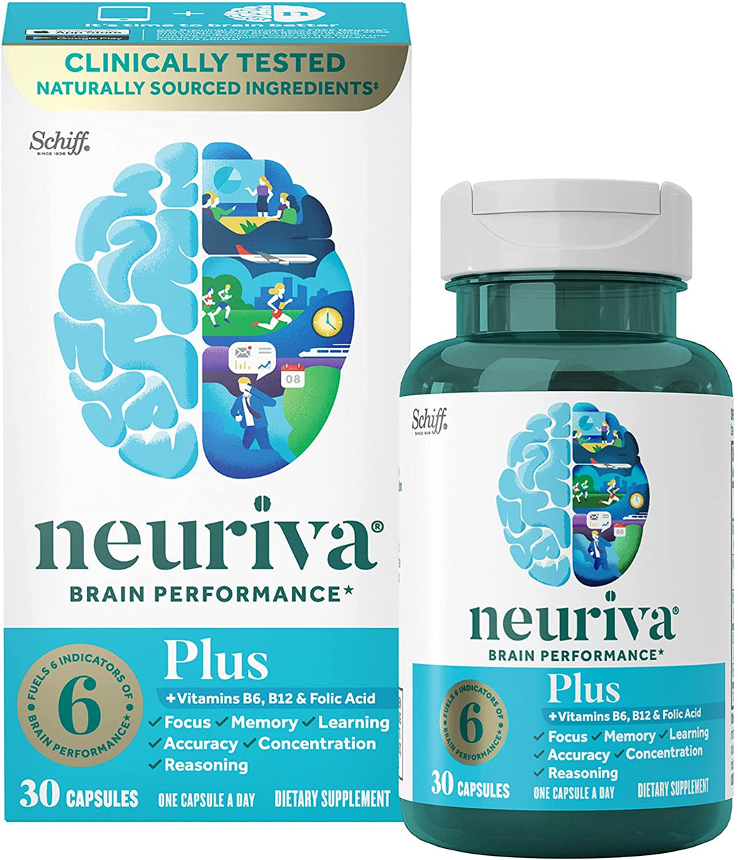 Neuriva Nootropic Brain Support Supplement
