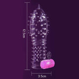 Newest Flexible Silicone spike Condoms Reusable Bump Enhance Extension